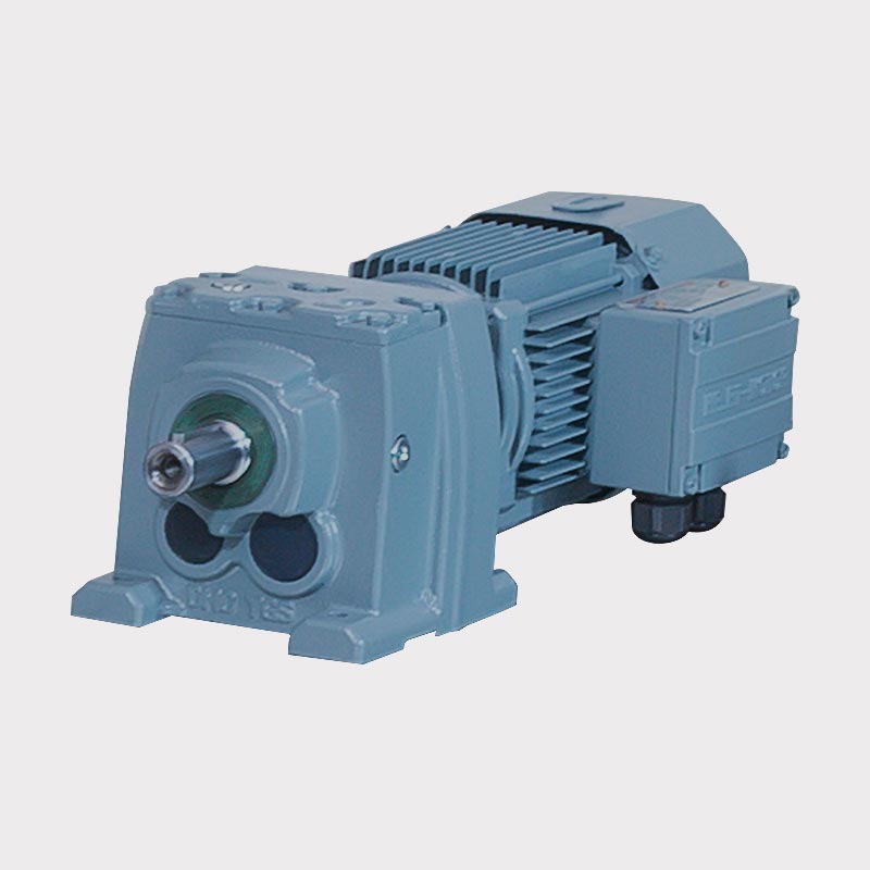 D Série D Arbre solide Motor de vitesse de vitesse variable hélicoïdale avec freinage